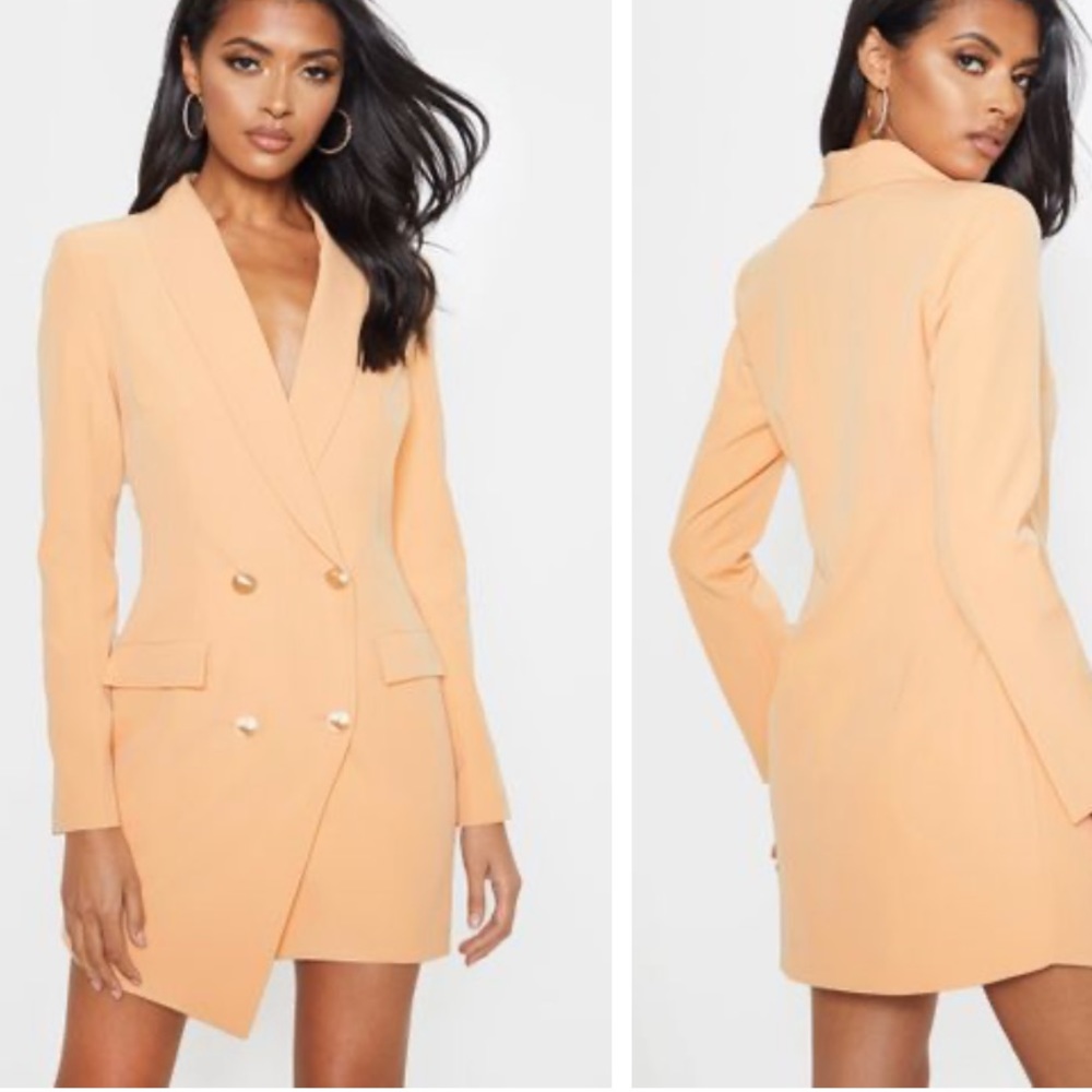 🚫SOLD🚫PLT NUDE BLAZER DRESS